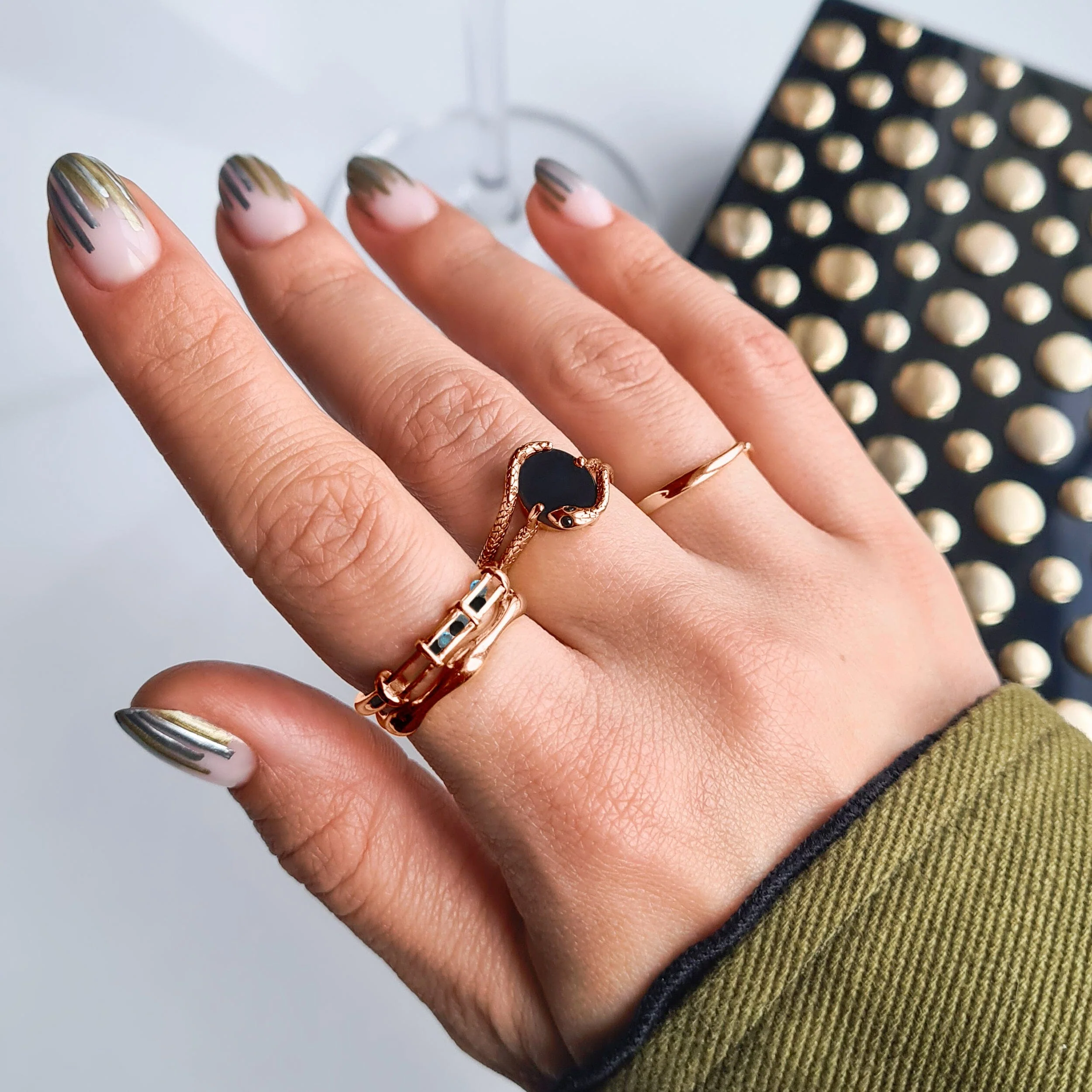 Black Onyx Ring - Serpent of Release - Image 30