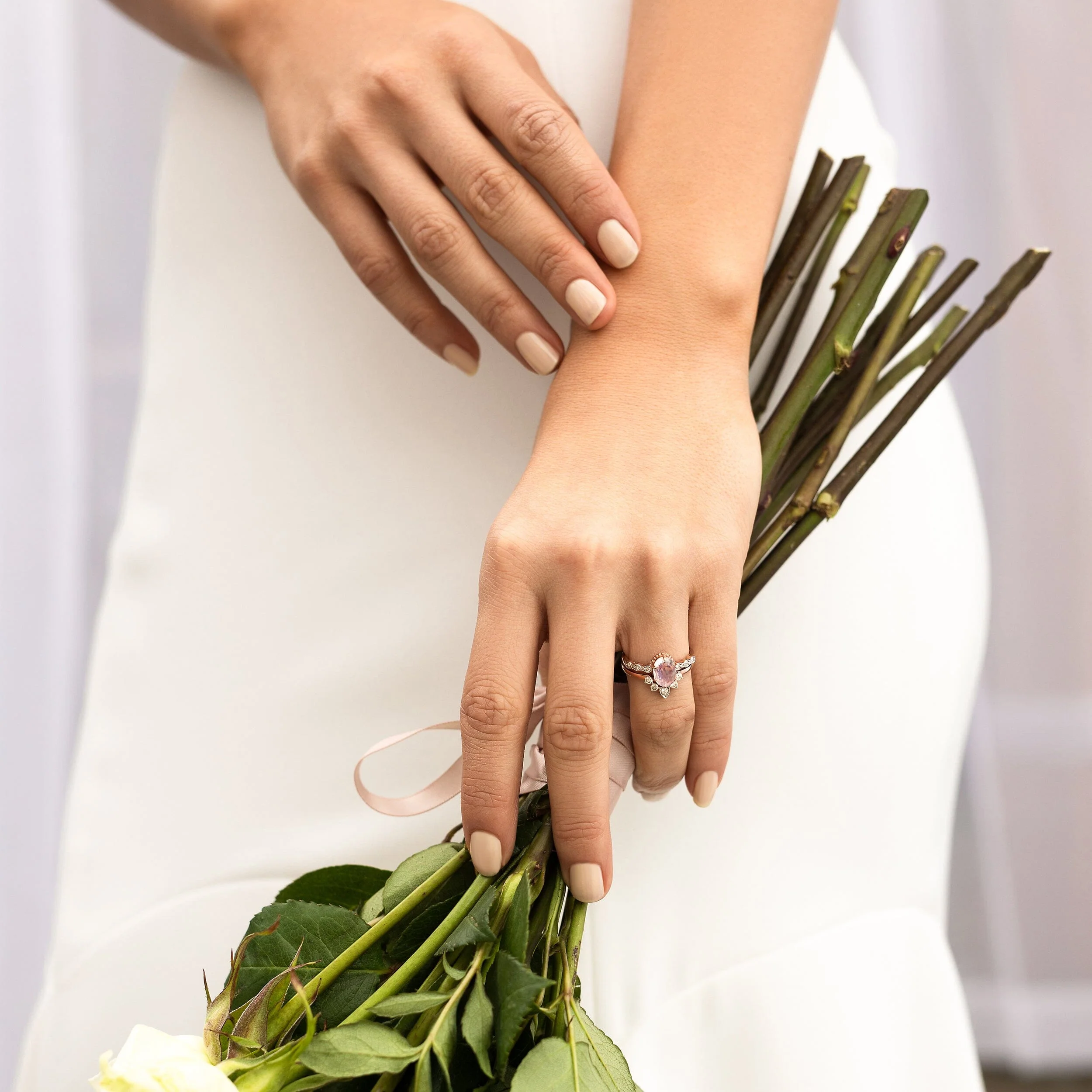 Moonstone Diamond Ring - Mirth - Image 17