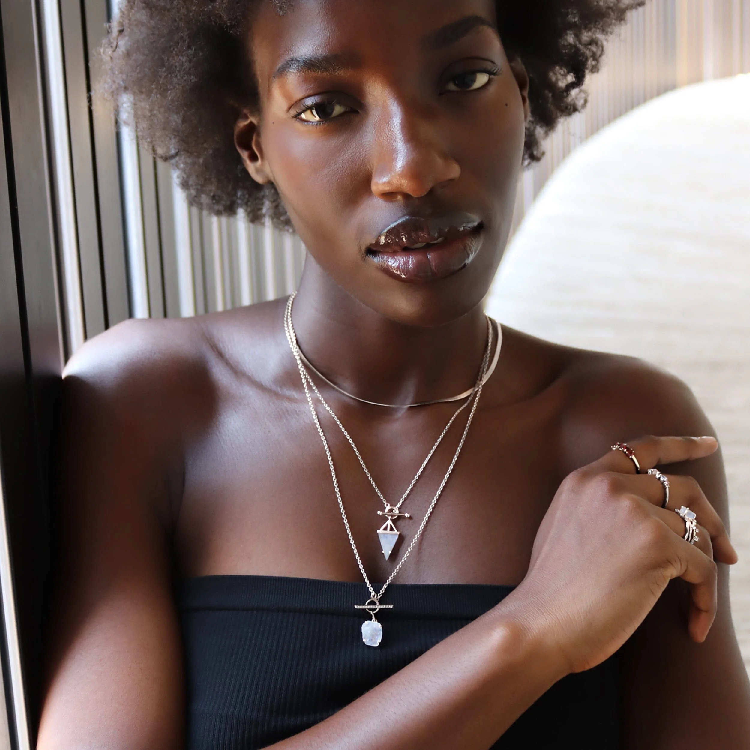 Moonstone Necklace - Heroine T-Lock - Image 17