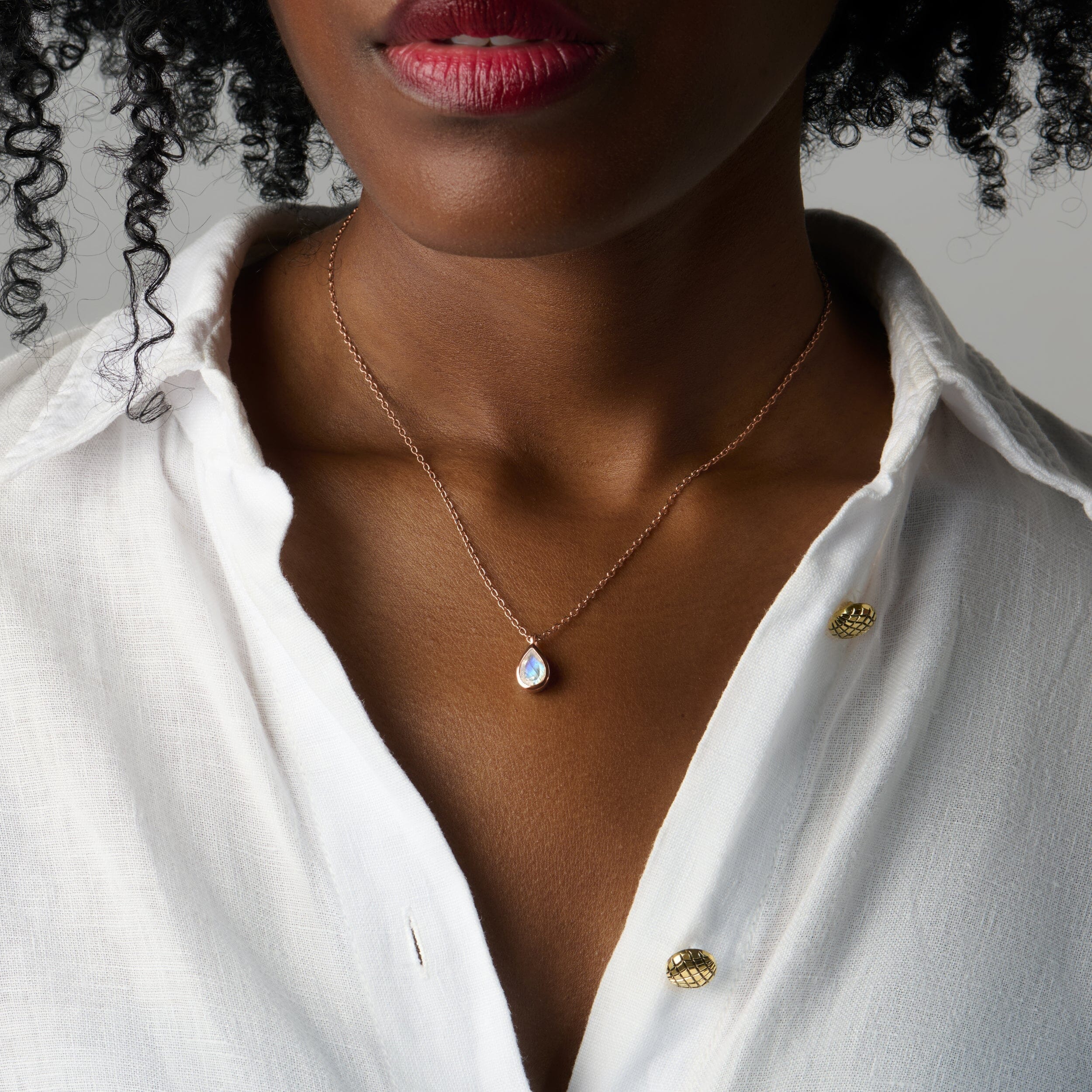 Moonstone Necklace - Hidden Heart - Image 26