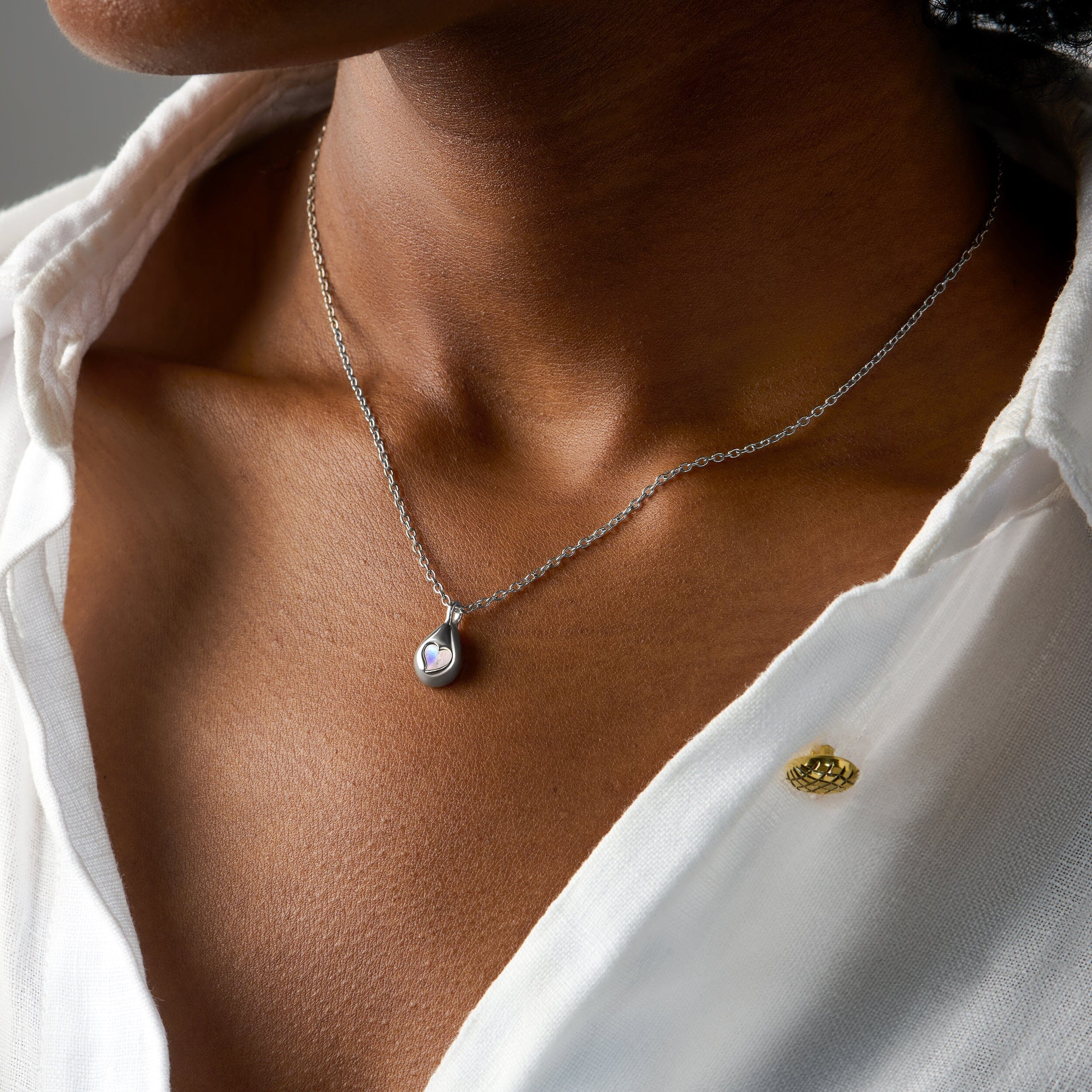 Moonstone Necklace - Hidden Heart - Image 29